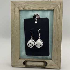 3‎ for $20 3D Dice Dangle Earrings “You Pick 3”